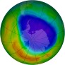 Antarctic Ozone 2001-10-21